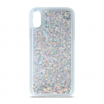 Tagakaaned iLike Samsung S10 Back Case Liquid Sparkle Silver