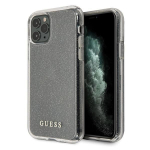 Tagakaaned Guess  Guess GUHCN58PCGLSI iPhone 11 Pro silver/silver hard case Glitter