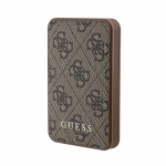 V&auml;line aku Guess  Power Bank MagSafe 5000mAh 4G PU Brown