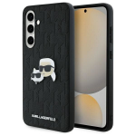 Muu telefoni lisavarustus Karl Lagerfeld  Karl Lagerfeld KLHCS24FEPGKLKCPK Sam S24 FE S721 black/black hardcase Monogram Karl&Chaoupette Head Pin