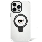Tagakaaned Karl Lagerfeld  Karl Lagerfeld KLHMP15LHMRSKHH iPhone 15 Pro 6.1" white/white hardcase Ring Stand Karl Head MagSafe