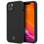 Tagakaaned Mercedes-Benz  Mercedes Silicone Line Case for iPhone 13 mini - Black