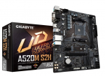 Intel protsessori emaplaat Gigabyte  A520M S2H 1.0 Processor family AMD, Processor socket AM4, DDR4 DIMM, Memory slots 2, Chipset AMD A, Micro ATX