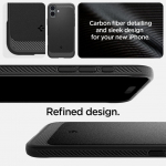 Muu Spigen SPIGEN case RUGGED ARMOR MAG compatible with MagSafe for IPHONE 16 matte black