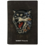 Muud kaubad Nimmy Nimmy Raptor Wolf Passport/Wallet Case - Brown