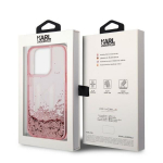 Tagakaaned Karl Lagerfeld  Karl Lagerfeld KLHCP14XLBKLCP iPhone 14 Pro Max 6.7 "pink / pink hardcase Liquid Glitter Big KL