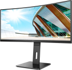Monitorid AOC Curved Monitor CU34P2A 34 ", VA, 3440 &times; 1440, 21:9, 1 ms, 300 cd/m&sup2;, Black, Headphone out (3.5mm)