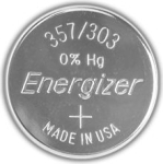 Aku Energizer Sudraba oksida SR44 (357/303 A76 AG13 V13GA PX76A L1154) 1 55 V 138 mAh Energizer 1 55 V 138 mAh