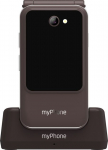 Mobiiltelefon MyPhone Harmony LTE Praline Collection | Brown | 2.8+1.44 " | IPS | 48 MB | 128 MB | Single SIM | MicroSD | 3G | Bluetooth | 5.1 | Main camera resolution 2 MP | 1300 mAh