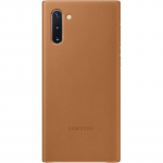 Tagakaaned Samsung Galaxy Note 10 Leather Cover Camel