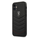 Tagakaaned Ferrari  Ferrari FEHQUHCP12SBK iPhone 12 mini 5.4" black/black hardcase Off Track Quilted