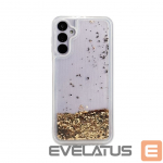 Tagakaaned iLike Samsung Galaxy A34 5G Silicone Case Water Glitter Gold