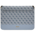 Tagakaaned Guess  Guess 4G Stripe Metal Logo case for a 14" laptop - blue