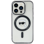Tagakaaned Karl Lagerfeld  Karl Lagerfeld KLHMP15MHKHNOTK iPhone 15 Plus 6.7" transparent hardcase IML Karl`s Head MagSafe
