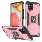 Tagakaaned Wozinsky  Wozinsky Ring Armor Case Kickstand Tough Rugged Cover for Samsung Galaxy A42 5G pink