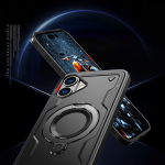 Tagakaaned Hurtel Hybrid Armor Trendy Case with MagSafe for iPhone 16 - Black