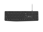 Arvuti klaviatuur Natec  Keyboard Nautilus NKL-1950 Wired, US, USB Type-A, Black
