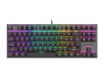 Arvuti klaviatuur Genesis THOR 303 TKL, Mechanical Gaming Keyboard, RGB LED light, US, Black, Wired, USB Type-A