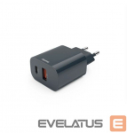 Adaptrid Hama Quick Charger, USB-C, USB-A, Power Delivery (PD), 20 W, anthracite Black