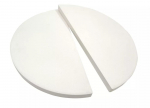 Grilli grillid TunaBone  | Half moon pizza stone for Kamado classic 26 inch grill