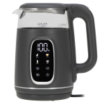 Veekeetja Adler  Kettle with LED Display | AD 1305 | Electric | 2200 W | 1.7 L | Plastic | 360&deg; rotational base | Grey
