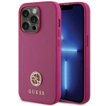 Tagakaaned Guess Guess GUHCP15XPS4DGPP iPhone 15 Pro Max 6.7" pink/pink hardcase Strass Metal Logo