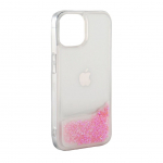 Tagakaaned iLike Apple iPhone 11 Silicone Case Water Glitter Pink