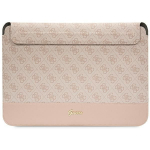 Tagakaaned Guess  Guess 4G Stripe Metal Logo case for a 14" laptop - pink