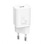 Adaptrid Baseus Wall charger Baseus Super Si Quick Charger 1C 25W (white)