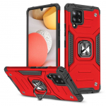 Tagakaaned Wozinsky  Wozinsky Ring Armor Case Kickstand Tough Rugged Cover for Samsung Galaxy A42 5G red