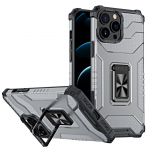Tagakaaned Hurtel  Crystal Ring Case Kickstand Tough Rugged Cover for iPhone 13 Pro Max black