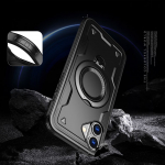Tagakaaned Hurtel Hybrid Armor Trendy Case with MagSafe for iPhone 16 Plus - Black