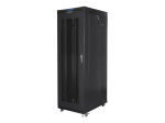 Serverid Lanberg Rack cabinet 19" free-standing 42U/800x1000 (flat pack) with mesh door lCD V2, black |