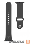Rihm Tactical Apple Watch 42/44/45mm Silicone Strap Black