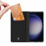 Universaal spordi&uuml;mbris Dux Ducis - DUX DUCIS wallet case SKIN PRO for SAMSUNG S23 FE black