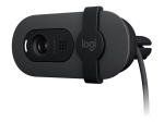 Veebikaamera Logitech  BRIO 105 Business Webcam, 2MP, FHD 1080p, USB-A, Black |