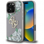 Muud kaubad Guess  Guess Grained Roses Big 4G Logo iPhone 16 Pro Max Case - Purple