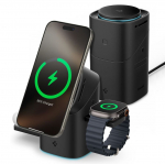 Muud kaubad Spigen  Spigen Essential EF223MS 3-in-1 QI2 Wireless Charger - Black