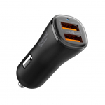 Kaabel Spigen  Spigen Essential EV302 30W 2-Port USB-A Car Charger - Black