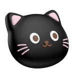 Muu arvutitarvik Hoco  Locator compatible with Apple Find My Hoco Cat shape E91D black