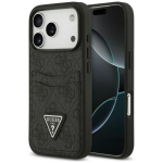 Tagakaaned Guess  Guess 4G Double Card Triangle Case for iPhone 18 Pro / 17 Pro - black