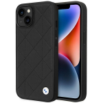 Tagakaaned BMW Case BMW BMHCP14S22RQDK iPhone 14 6.1" black/black Leather Quilted