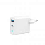Laadijad ja juhtmed Gembird CHARGER USB 65W 2PORT/TA-UC-PDQC65L-W-01