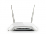Ruuterid TP-Link 3G/4G Router TL-MR3420 802.11n, 300 Mbit/s, 10/100 Mbit/s, Ethernet LAN (RJ-45) ports 4, 3G/4G via optional USB adapter, Antenna type 2xExternal, 1xUSB 2.0