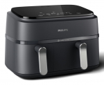 Lauagrillid Philips  Dual Basket Airfryer | NA351/00 3000 Series | Power 2750 W | Capacity 9 L | Rapid Air technology | Black