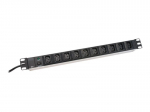 Kaitsel&uuml;liti Digitus Aluminum outlet strip, IEC C14 plug | DN-95404 | Sockets quantity 10