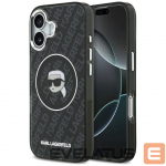Tagakaaned Karl Lagerfeld Apple iPhone 17 Silicone case with Magsafe KL Head Logo Black