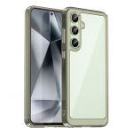 Muud kaubad Hurtel  Outer Space Case with Gel Frame for Samsung Galaxy S24 FE - Clear Black