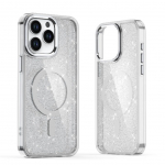 Tagakaaned Hurtel  Glitter Case with MagSafe for Samsung Galaxy S25 Edge - White