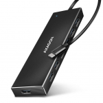 &Uuml;leminek Axagon  I/O HUB USB-C 7PORT FLAT/0.3M HUE-F7C